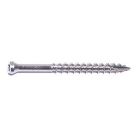 SABERDRIVE Deck Screw, #8 x 2 in, Stainless Steel, Trim Head, Torx Drive, 179 PK 52515